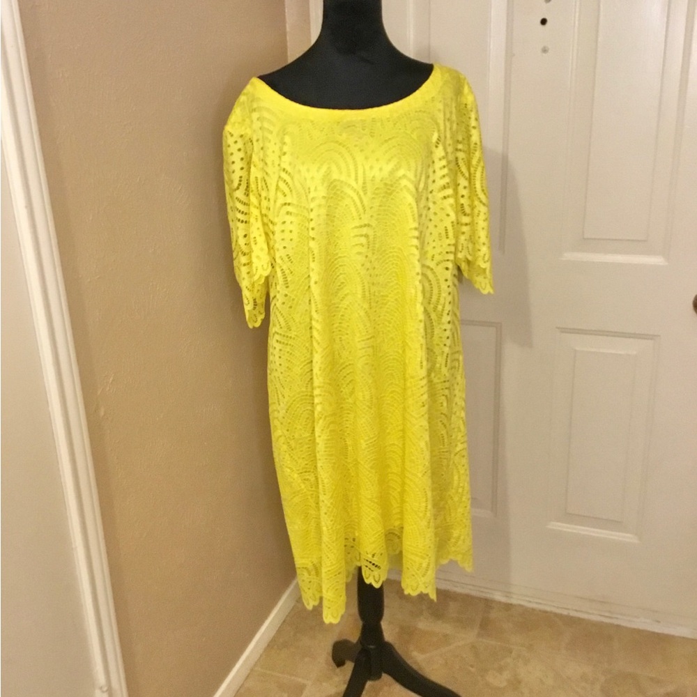 Yellow Lace Dress